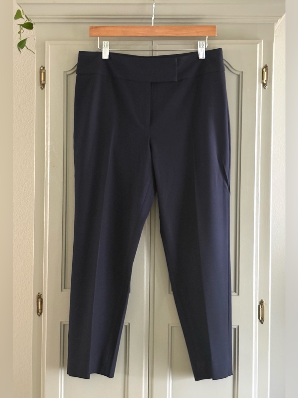 TALBOT’s Heritage Cropped Trouser | Navy Blue | Size 10